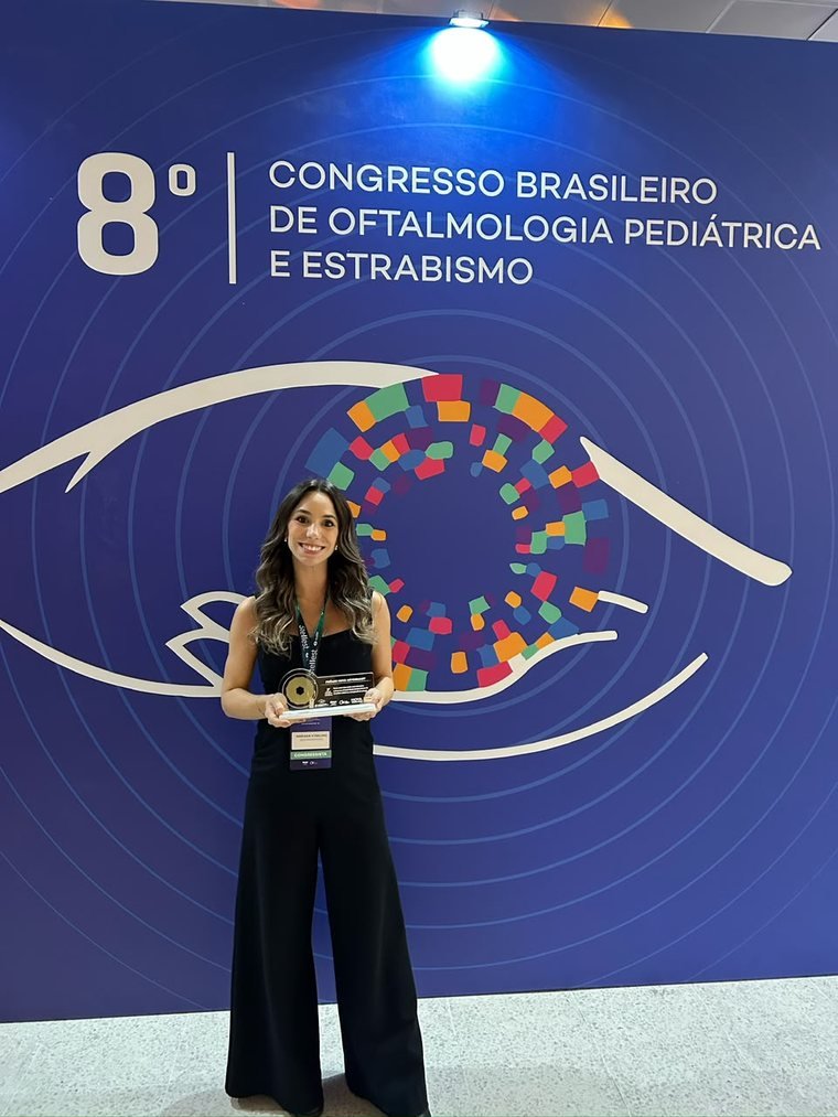 Dra. Mariana Starling premiada no Congresso Brasileiro de Oftalmologia Pediátrica e Estrabismo